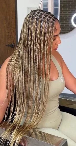 Regular Knotless Braids C