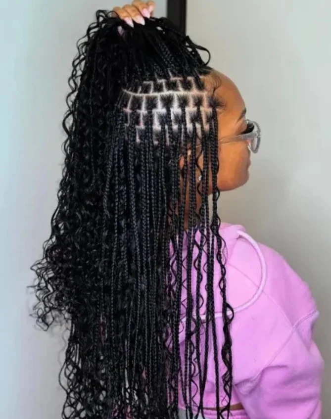 Regular Knotless Braids E